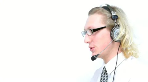 Phone operator Stock Footage 18182238