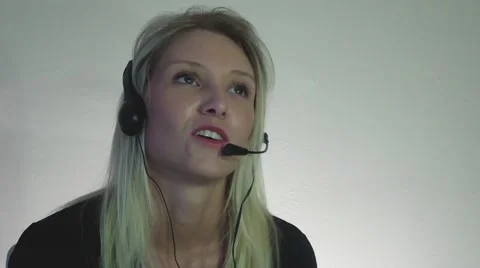 Phone operator Stock Footage 48380061