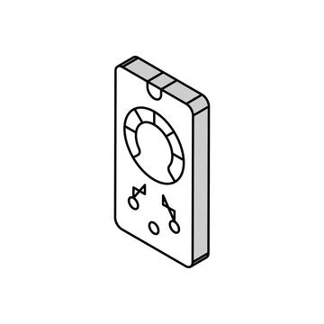 Phone optimize app isometric icon vector illustration Stockillustratie