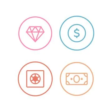 Phone or mobile payment. Pay online signs. Tax and finance icons set Stock Illustration