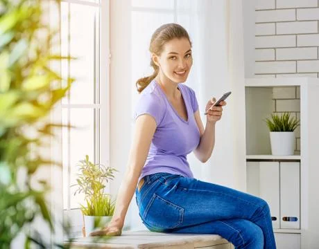 The phone Foto stock