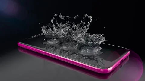 Phone Pink Lens Stock Footage 155999978