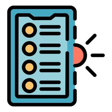 Phone plant control icon vector flat Stock Illustration