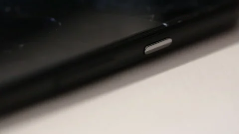 Phone Power Button Stock Footage 228691196