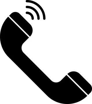 Phone receiver icon. 스톡 일러스트