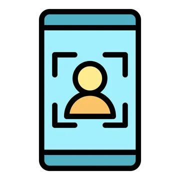 Phone reporter icon vector flat 库存插图
