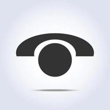 Phone retro icon in vector Stock Illustration