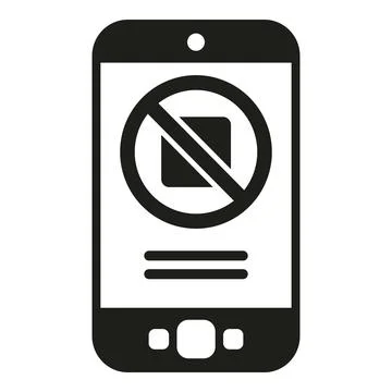 Phone return goods icon simple vector. Box parcel Illustration