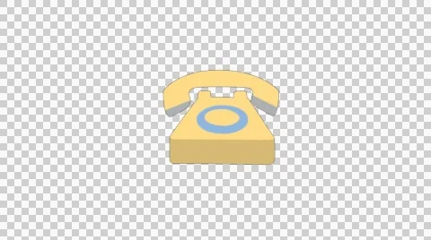 Phone ring animation clip for video or presentation Stock Footage 52075932