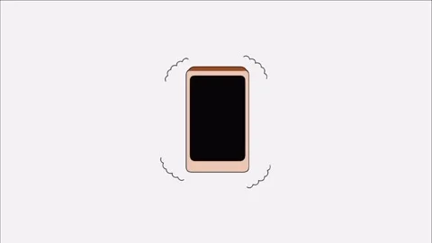 A phone ringing with a green call button. Stock Footage 326280247