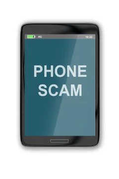 Phone Scam concept Illustrazione stock
