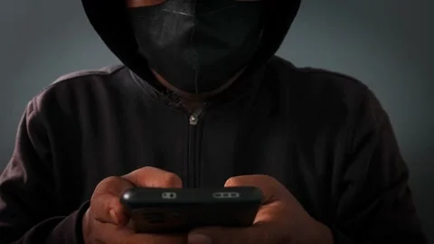 Phone scammer Video stock 332528132