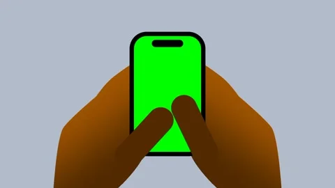 Phone Screen Greenscreen Stock Footage 335667496