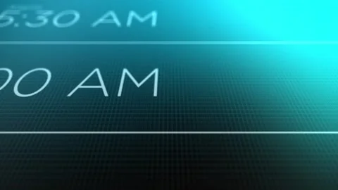 Phone Screen Menu with Alarm Buttons Set - ALT Angle Stock Footage 346888541