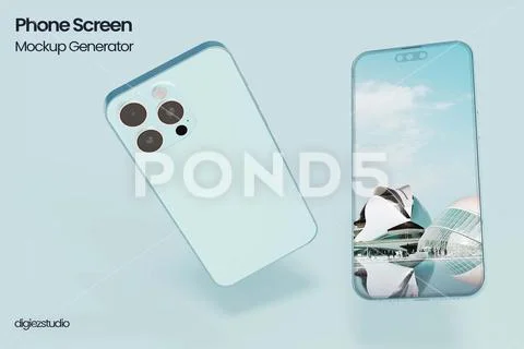 Phone Screen Mockup PSD Template