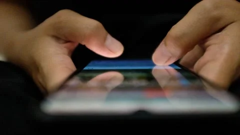 Phone Scrolling Stock Footage 201877837