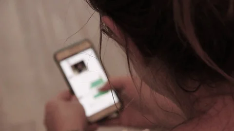 Phone searching Video stock 124656507