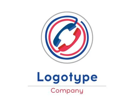 Phone shop Logo design vector template Stock Illustration