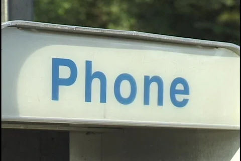 Phone Sign Stock Footage 298146