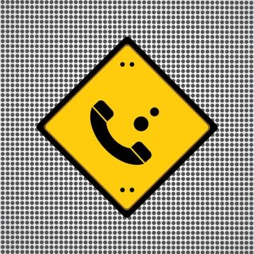 Phone sign Stock Illustration