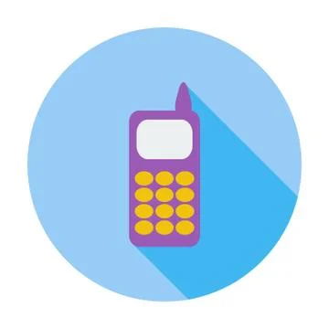 Phone single icon. Stock Illustration