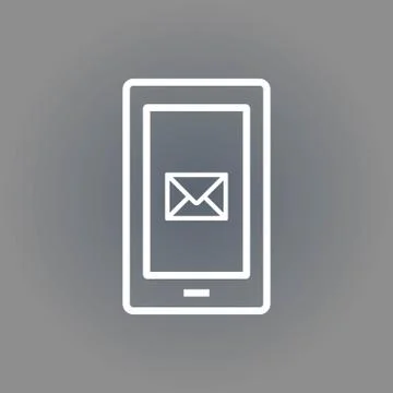 Phone sms icon stock vector illustration flat design イラスト素材