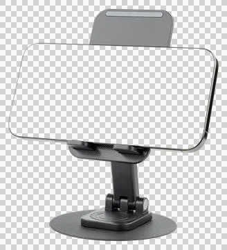 Phone stand or holder. Cell phone stand. Adjustable phone holder 360° rotation Stock Photos