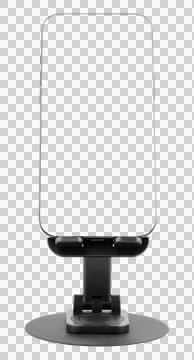 Phone stand or holder. Cell phone stand. Adjustable phone holder 360° rotation. Stock Photos