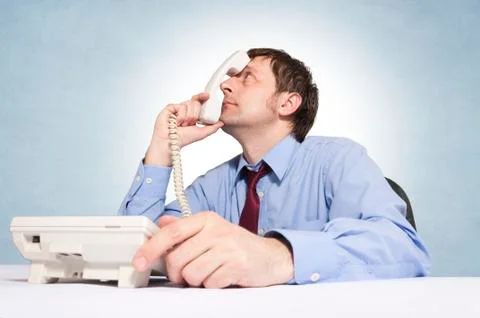Phone stress Stock Photos