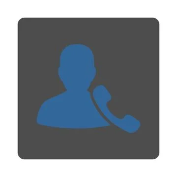 Phone Support Icon from Commerce Buttons OverColor Set Stock Illustration