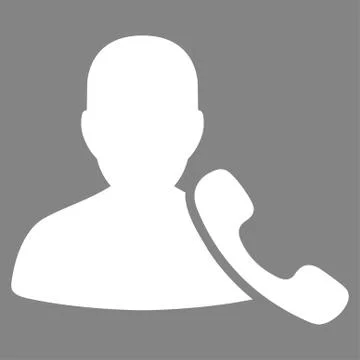 Phone Support Icon from Commerce Set Stock Illustration