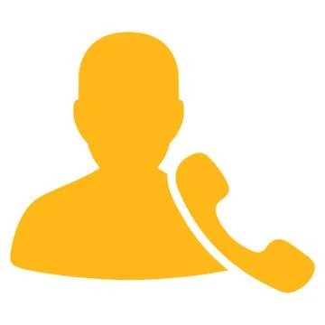 Phone Support Icon from Commerce Set Stock Illustration