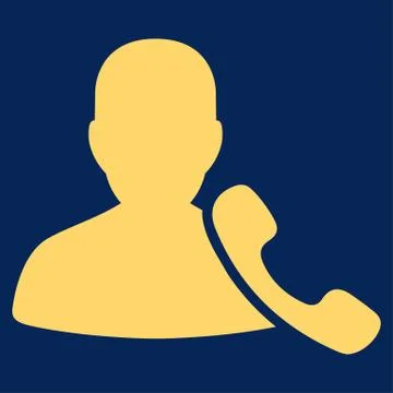Phone Support Icon from Commerce Set Stock Illustration