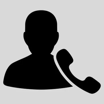 Phone Support Icon from Commerce Set Stock Illustration
