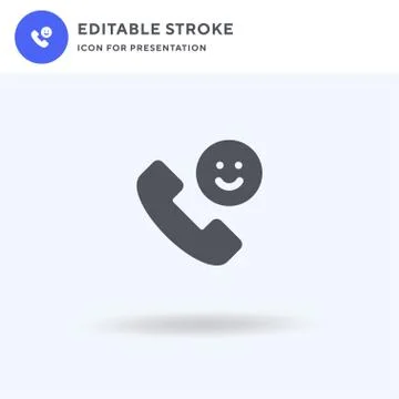 Phone Survey icon vector, filled flat sign, solid pictogram isolated on white イラスト素材