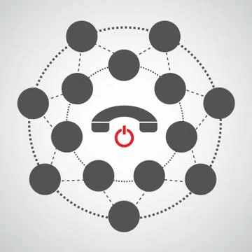 Phone symbol Stock Illustration