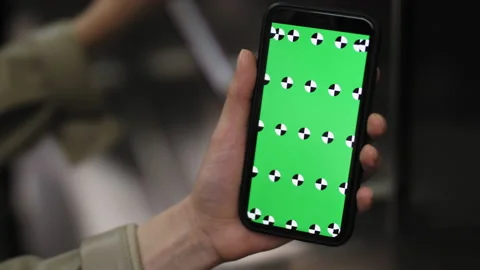 A phone tagged for a mockup in the elevator. Stock Footage 169557835