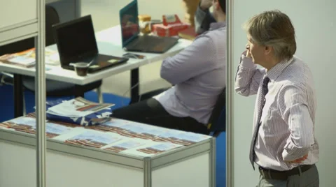 Phone talk on business Stock Footage 37335330