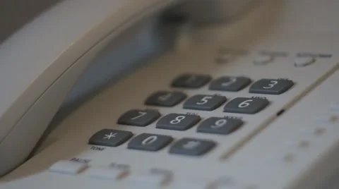 Phone Talk in Hotel Stock Footage 52554201