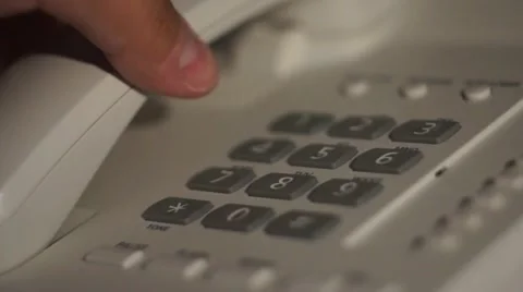 Phone Talk in Hotel Stock Footage 52554318