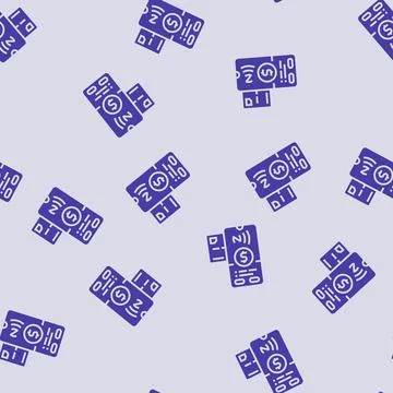 Phone tapping card nfc technology glyph seamless pattern 스톡 일러스트