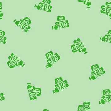 Phone tapping object glyph vector seamless pattern Stock Illustration