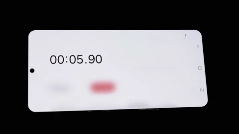 Phone Timer: Horizontal Timelapse Stock Footage 293284330