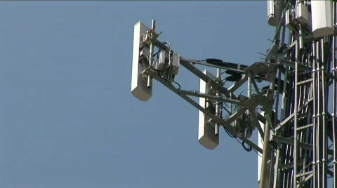 Phone tower closeup2 库存影片 510759