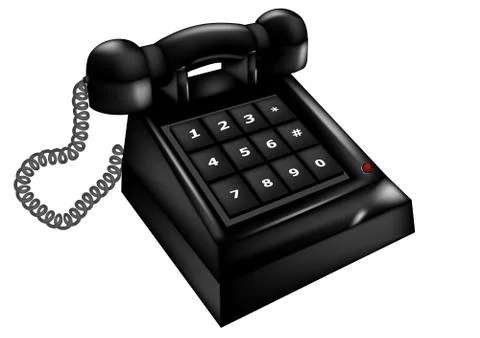 Phone traditional Stock Illustration