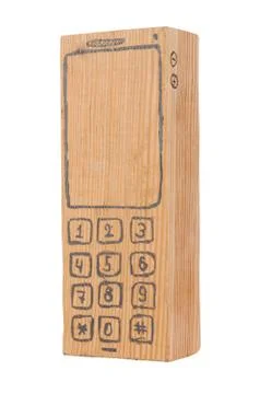 Phone from a tree Foto stock