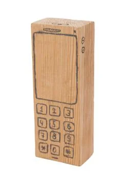 Phone from a tree Stock Photos