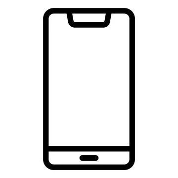 Phone Vector Icon Design Illustration Stock Illustration