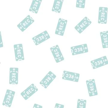 Phone video camera glyph vector seamless pattern Stock Illustration