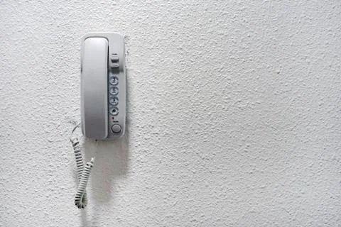 Phone on the wall Stock Photos